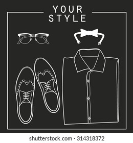 Your style. Vector  illustration.