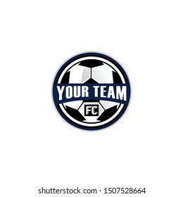 Your Team Logo Football Design Concept