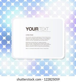 Your text box with abstract colorful shiny background design vector