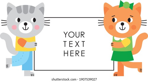Tu texto está aquí. Signo de gato