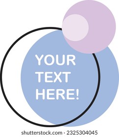 YOUR TEXT HERE: Minimal Icon Design in Circular Patterns