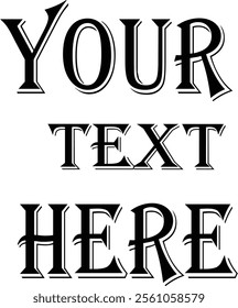 your text here shirt and t shirt