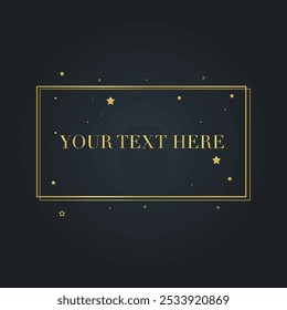 Your Text Here Template Vector Design.