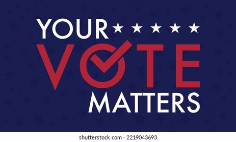 Your Vote Matters , Voting Symbols vector design. template Elections icons. check marks.  vote label. Vote, poll icon.