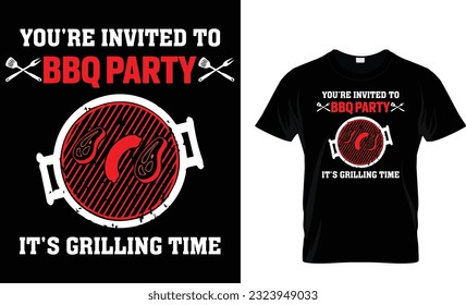 You're invited to BBQ Party it's grilling time