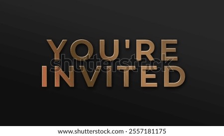 You