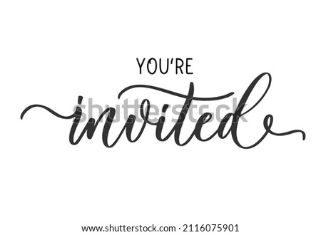 You
