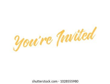 1,580 You're invited invitation Images, Stock Photos & Vectors ...