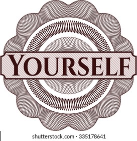 Yourself abstract rosette