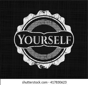 Yourself chalk emblem