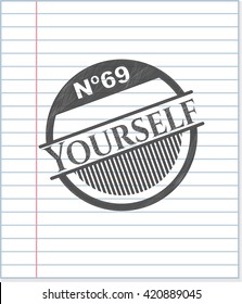 Yourself draw (pencil strokes)