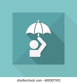 Yourself Protection- Vector Web Icon