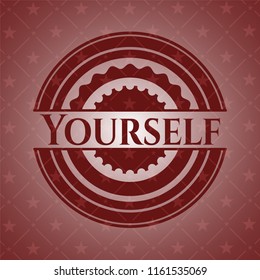 Yourself red emblem. Vintage.