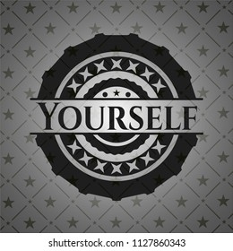 Yourself retro style black emblem