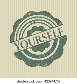 Yourself rubber grunge texture seal