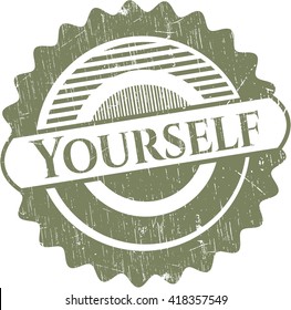 Yourself rubber grunge texture stamp