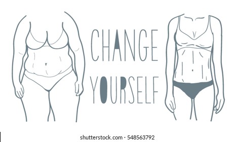 ?hange yourself. Weight loss before and after. 