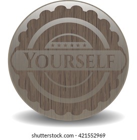 Yourself wood emblem. Retro