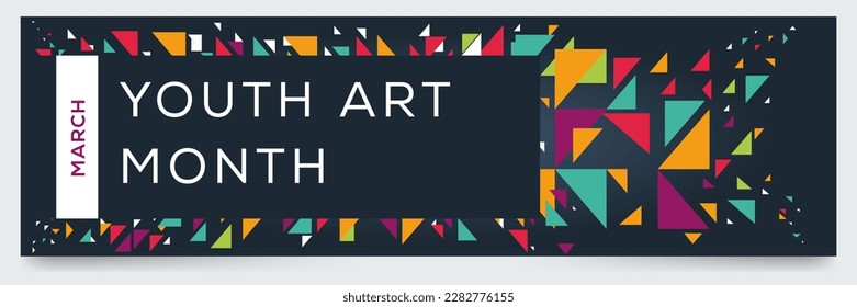 Youth Art Month, held on April.