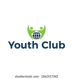 Youth Club Logo Design Vector Template
