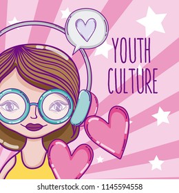 Youth Culture Cartoon Stock Vector (Royalty Free) 1145594558 | Shutterstock