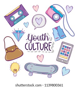 Youth culture cartoons
