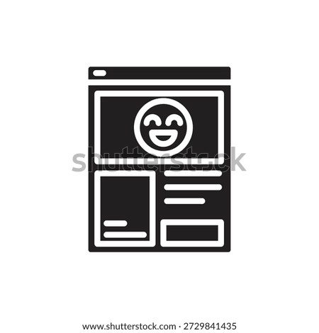 Youth Day Article Filled Icon Vector Illustration