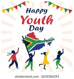 Youth Day Celebration in South Africa – June 16 Heart-Shaped Design with Balloons
