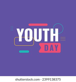 Youth Day Design Background Template