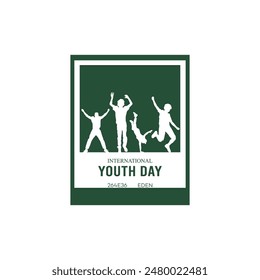 Youth Day, International Youth Day, Celebrating International Youth Day Poster,