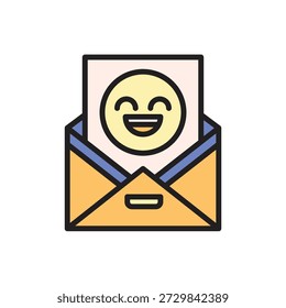 Youth Day Mail Icon Vector Illustration