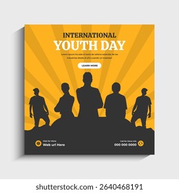 Youth Day Social media Post Template