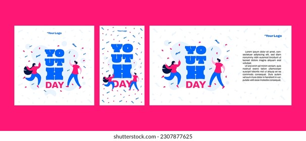 Youth Day Vector Social Media Template