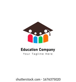 Youth Education Template Logo for Library, school, Company, Book, Classmate, Class, Group, discussion