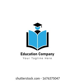 Youth Education Template Logo Library School Stock Vector (Royalty Free ...