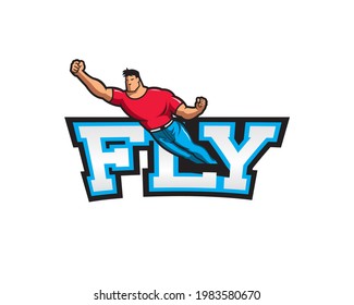 youth fly trough big text 