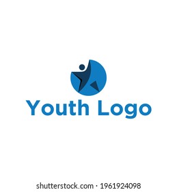 Youth Forum Logo Design Vector Template