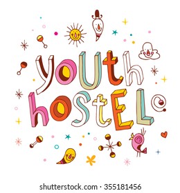 Youth Hostel Stock Vector (Royalty Free) 355181456 | Shutterstock