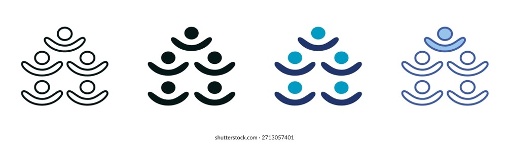 Conjunto de iconos juveniles que consta de múltiples estilos Ilustración vectorial