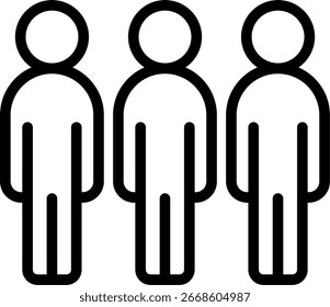 Youth Line Icon Vector Design