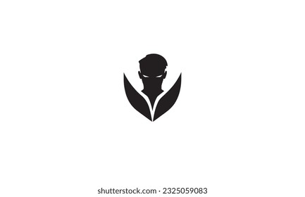 logotipo juvenil vector negro sobre fondo blanco