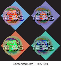 Youth news symbol.
Graphical representation of a specific thematic nature in the accompanying text.