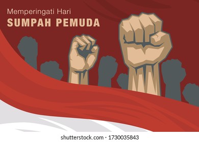 Youth Pledge day illustration vector