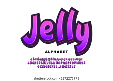 youth style graffiti  typeface. cute cartoon alphabet design. graffiti typography.