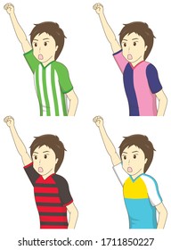 A youth to support. Various uniform sets.