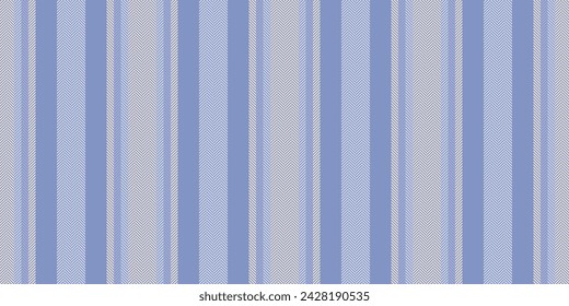 Youth textile vector seamless, event lines texture vertical. Plank pattern fabric stripe background in blue and papaya whip color.