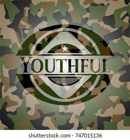 Youthful camo emblem