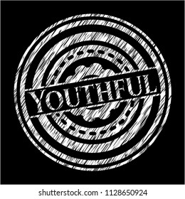Youthful with chalkboard texture