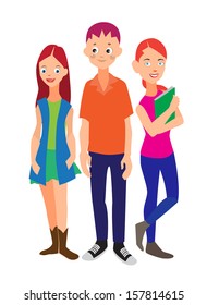 youth,teen vector