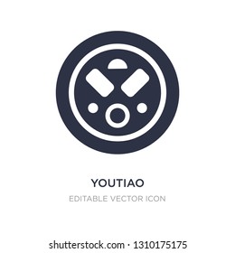 youtiao icon on white background. Simple element illustration from Food and restaurant concept. youtiao icon symbol design.